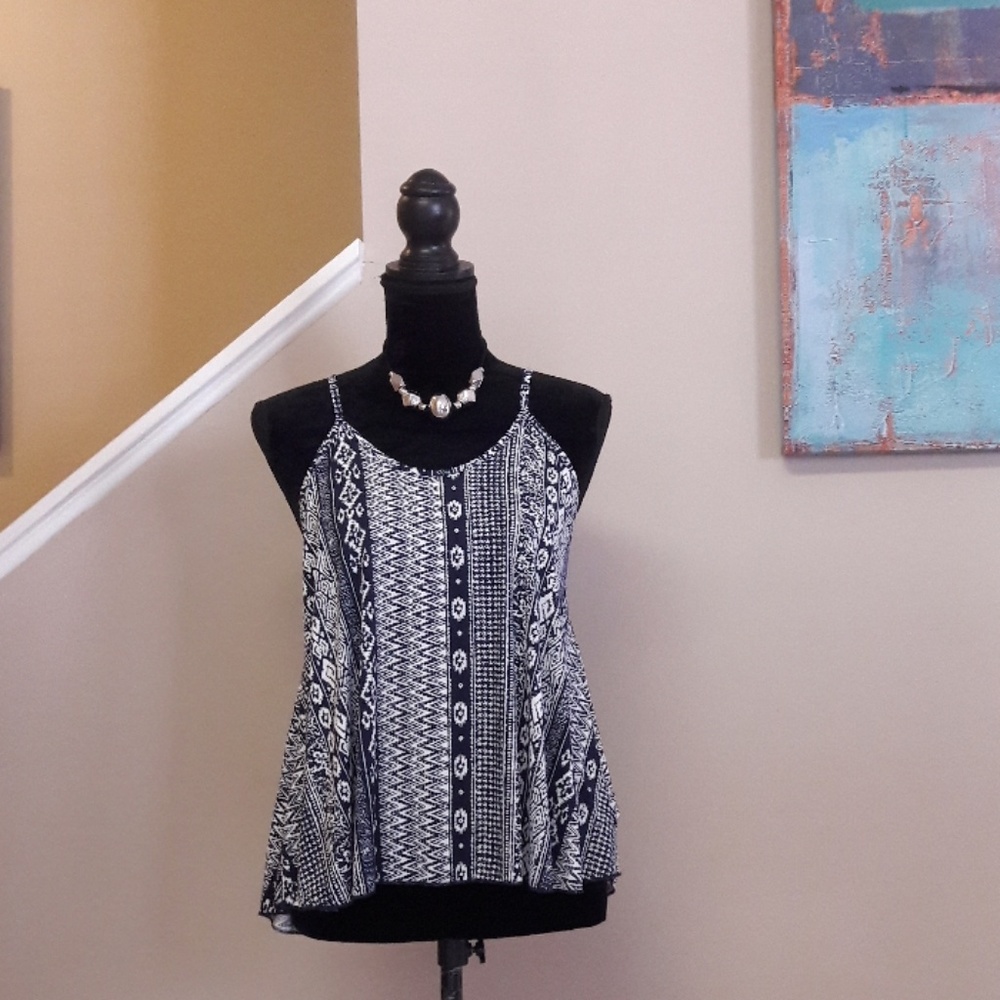 Blue Planet/ Print/Cami/Tank Top